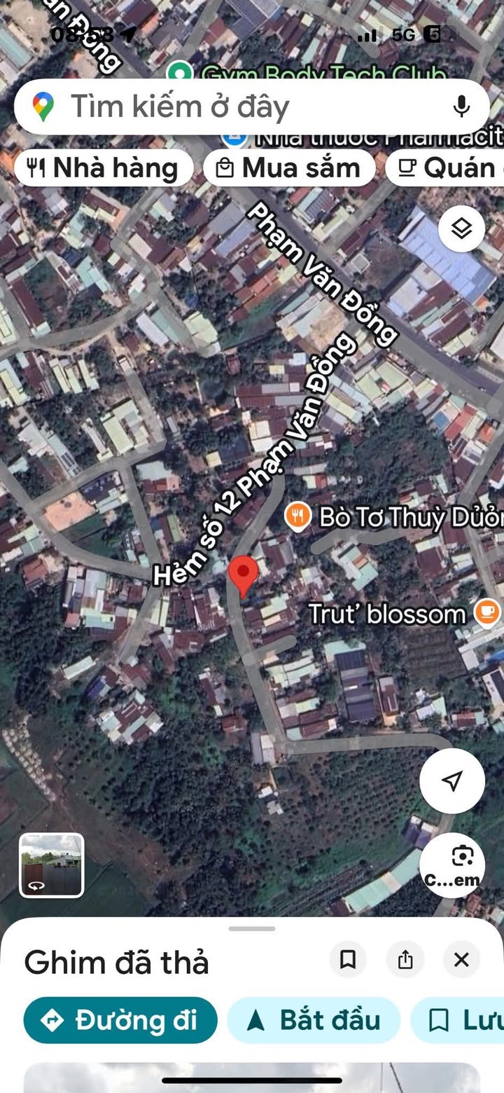 Đất thổ cư 2790m² tại Hẻm 12 Phạm Văn Đồng, Tây Ninh - Giá chỉ 6.12 tỷ!