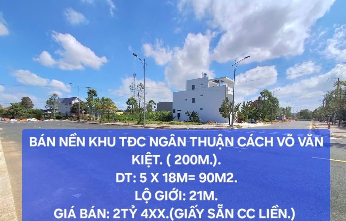 Đất nền Khu TĐC Ngân Thuận Stella Mega City, 90m², giá 2.4 tỷ - Đầu tư sinh lời!