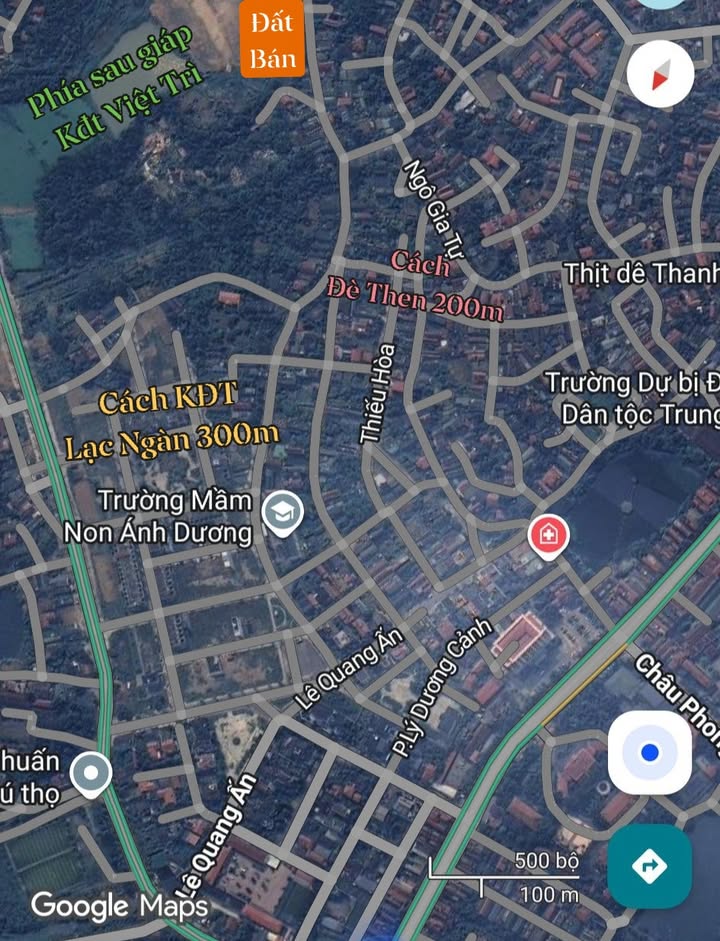 Đất thổ cư 96.9m² Khu đô thị Việt Trì - Chỉ 3 tỷ, thuận tiện ngay Tết!