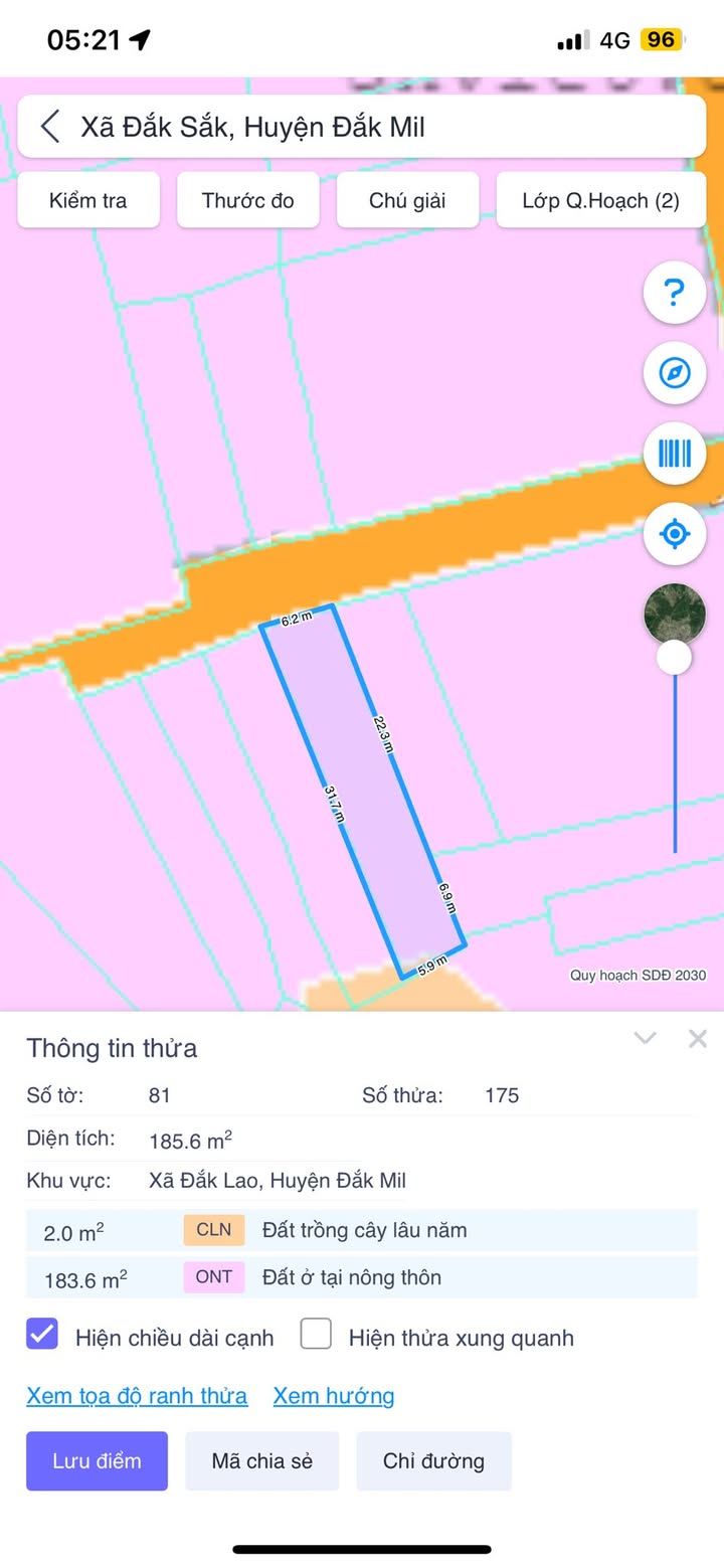 Nhà phố Thị trấn Đắk Mil 1965m² giá 2.2 tỷ - Hướng kinh doanh lưu lượng lớn!