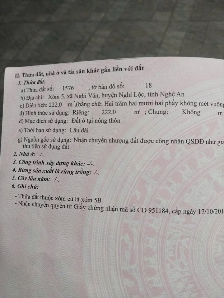 Đất nền X5 Nghi Văn 220m² giá 1.6 tỷ - Vị trí kinh doanh đắc địa!