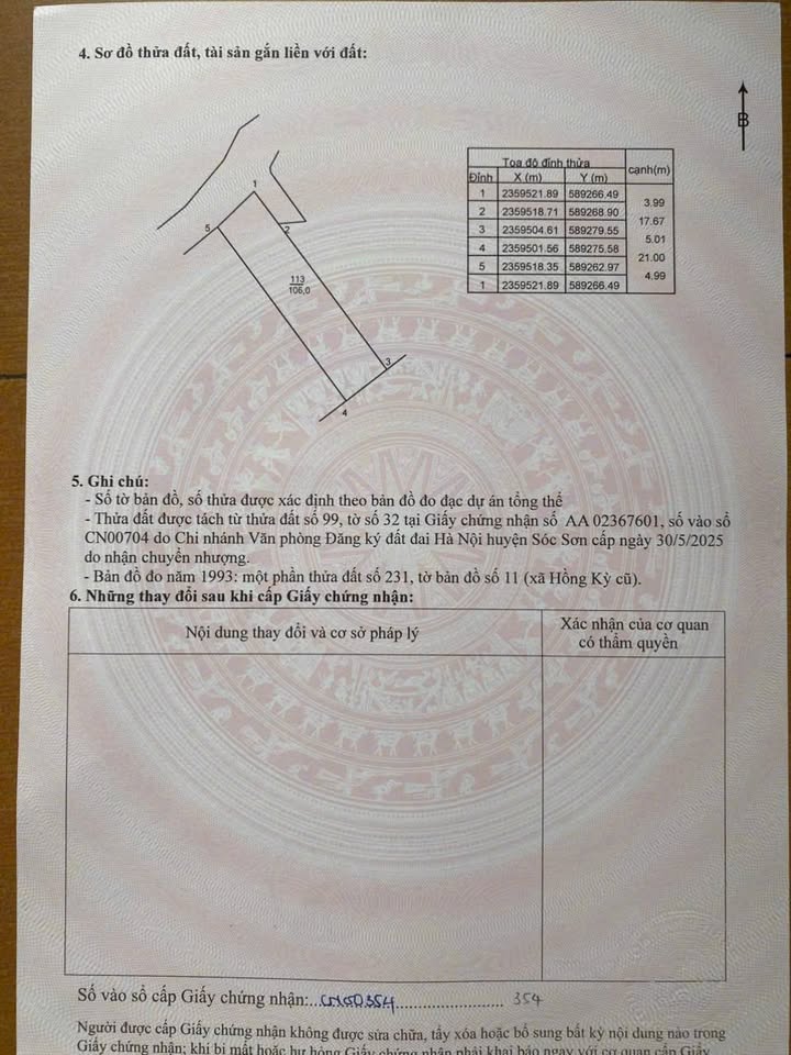 Đất thổ cư 106m² Đình Thông, Trung Giã giá 19 tỷ - Đường lớn, tiện nghi đầy đủ!
