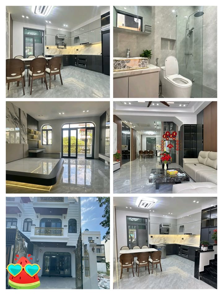Nhà phố Mỹ Gia gói 3 Nha Trang 100m² giá 9.53 tỷ - Thiết kế sang trọng, thang máy tiện lợi!