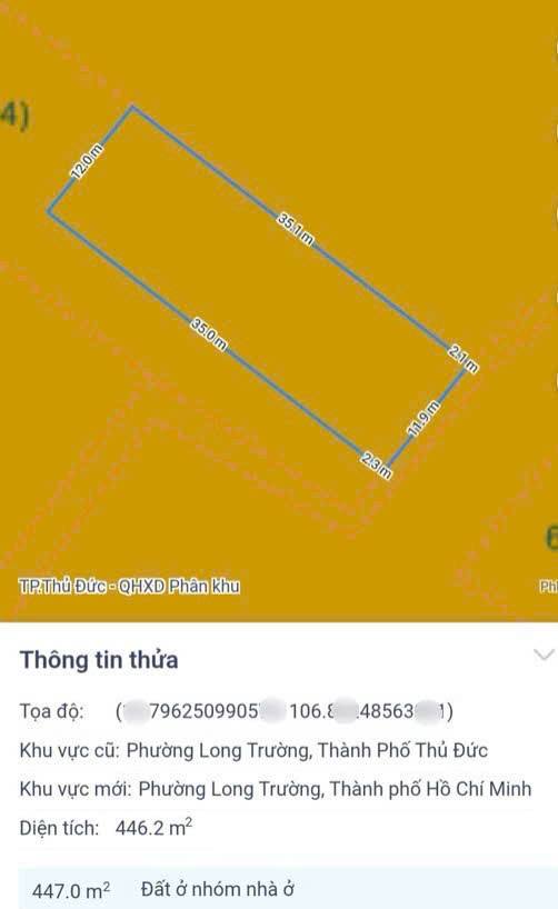 Đất nền Quận 9 Long Trường 420m² giá 20 tỷ - Đường xe hơi, full thổ cư!