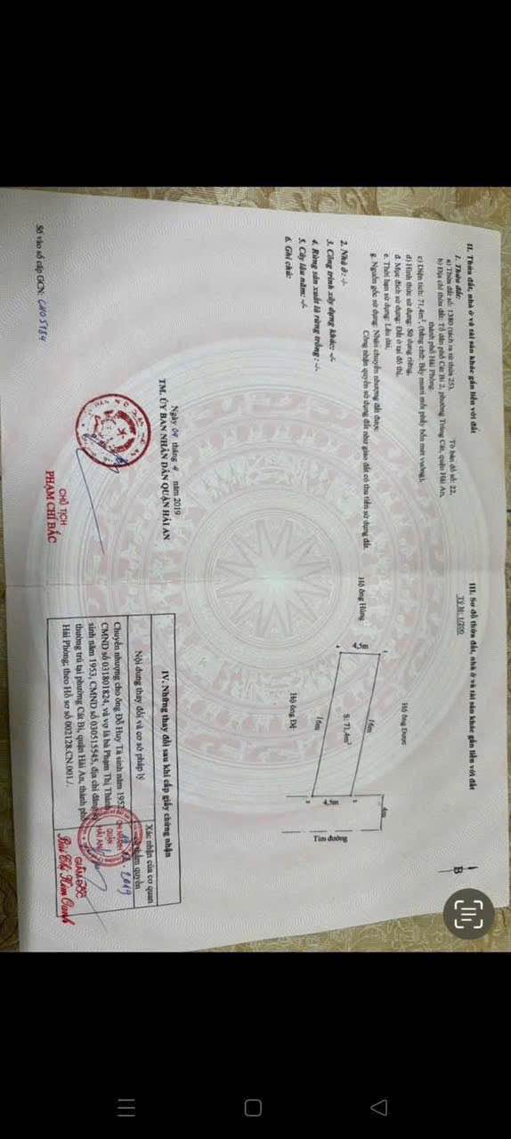 Đất nền mặt đường Cát Linh, Hải An, 71,4m² giá 3,64 tỷ - Tiềm năng kinh doanh vượt trội!