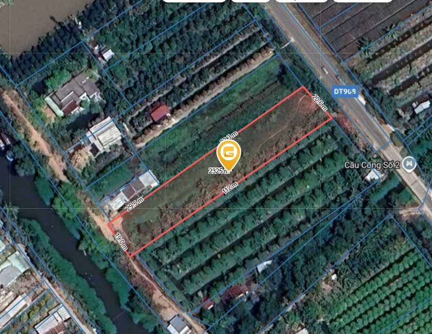 Đất thổ cư 2215m² xã Thành Trung, huyện Bình Tân, Vĩnh Long - Giá chỉ 5 tỷ có thương lượng!