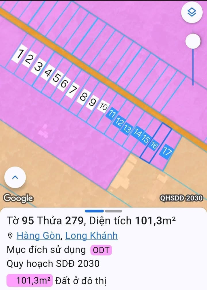 Đất nền phường Hàng Gòn, Long Khánh 100m² giá 670 triệu - Sổ riêng thổ cư, đầu tư sinh lời!