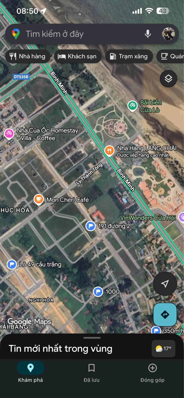 Đất bám đường ngang số 20, Phường Nghi Hòa, 225m² giá 12 tỷ - Cơ hội đầu tư sinh lời!