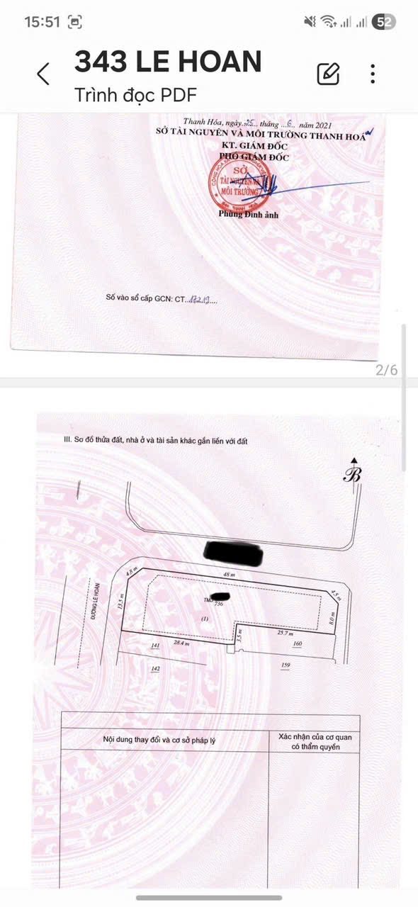 Đất thương mại dịch vụ 736m² tại Lê Hoàn, Ba Đình - Cơ hội đầu tư cực tốt!