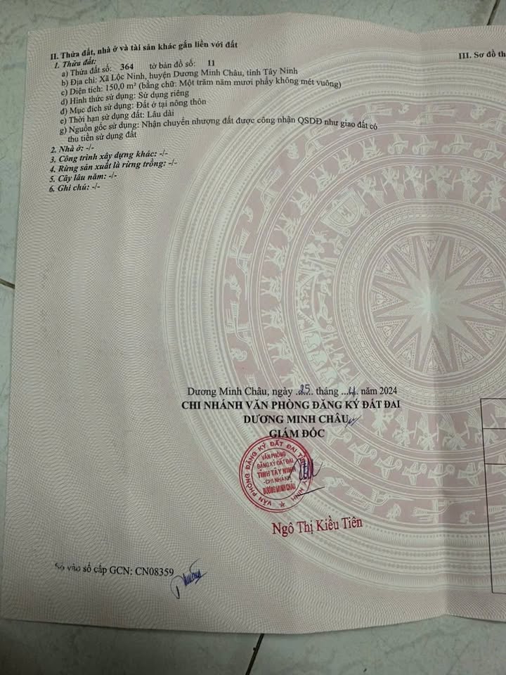 Đất thổ cư xã Lộc Ninh 150m² giá thỏa thuận - Cơ hội đầu tư hấp dẫn!