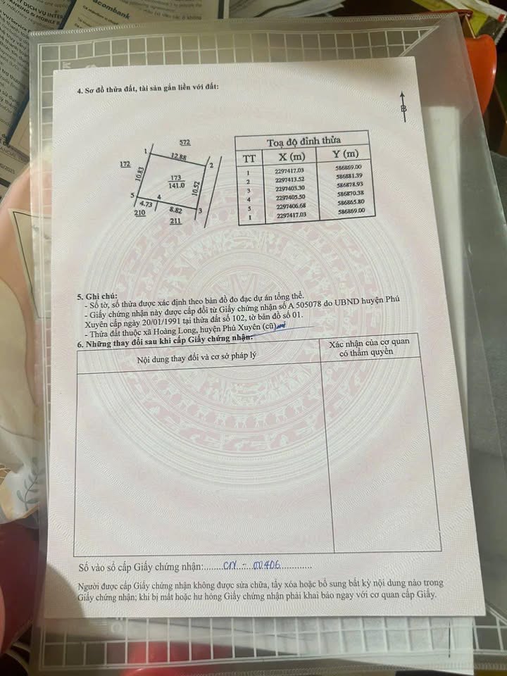 Đất nền thôn Viên Hoàng, xã Phượng Dực 141m² - Vị trí đắc địa đầu tư sinh lời!