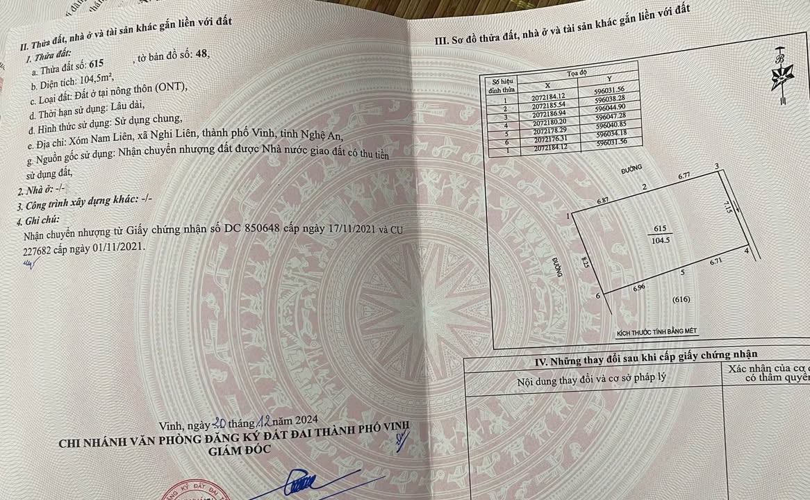 Đất nền Nam Liên 104m² giá 2.68 tỷ - Đường thông rộng, hai mặt tiền