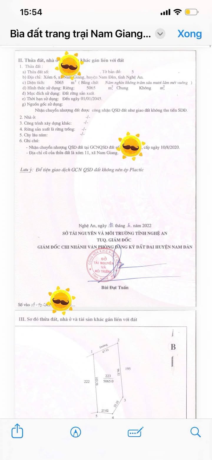 Trang trại Nam Giang, Nam Đàn 8.000m² giá 2.65 tỷ - Nghỉ dưỡng lý tưởng!