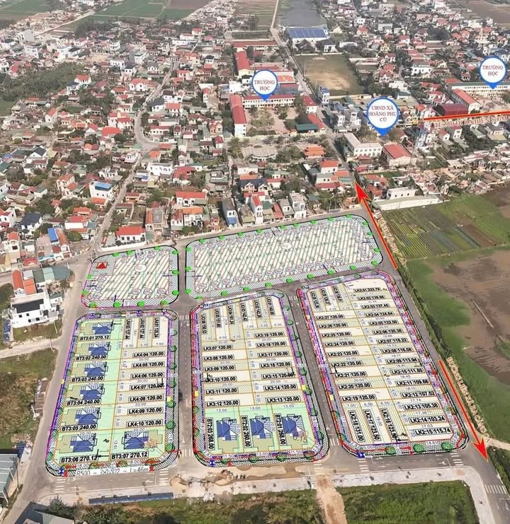 Đất nền Mb14 Hồng Kỳ, Hoằng Phụ 115m² giá 1,x tỷ - Đầu tư sinh lời ngay!