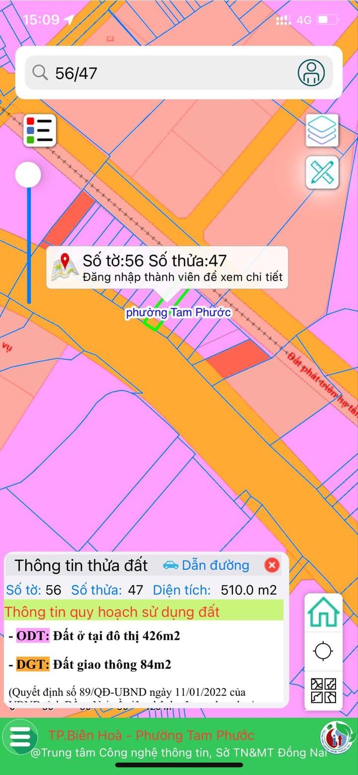 Đất thổ cư 400m² mặt tiền QL51 Phú Mỹ - Bán gấp trước Tết!