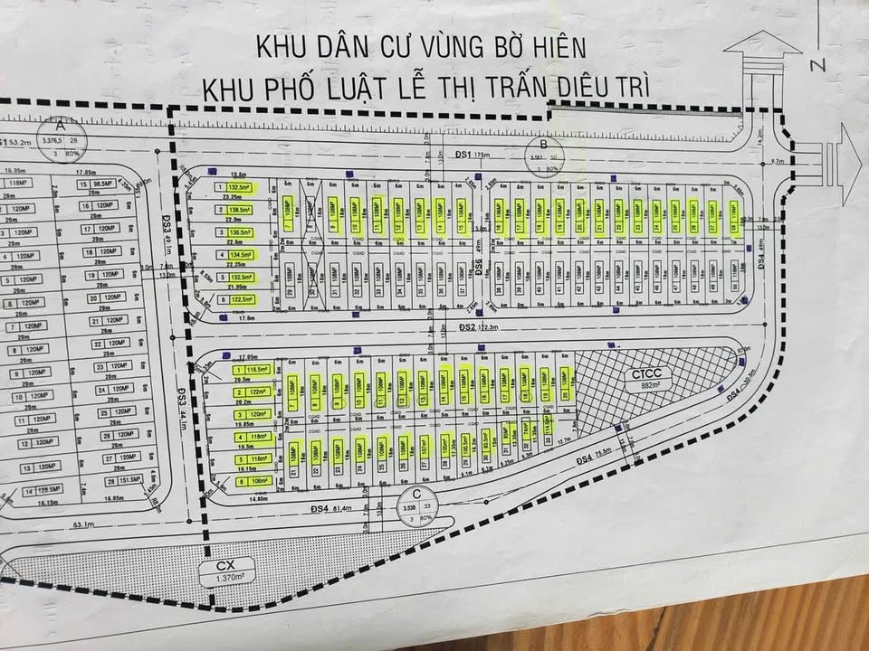 Đất nền khu phố Luật Lễ, thị trấn Diêu Trì 118m² giá 1.77 tỷ - Sổ đỏ chính chủ