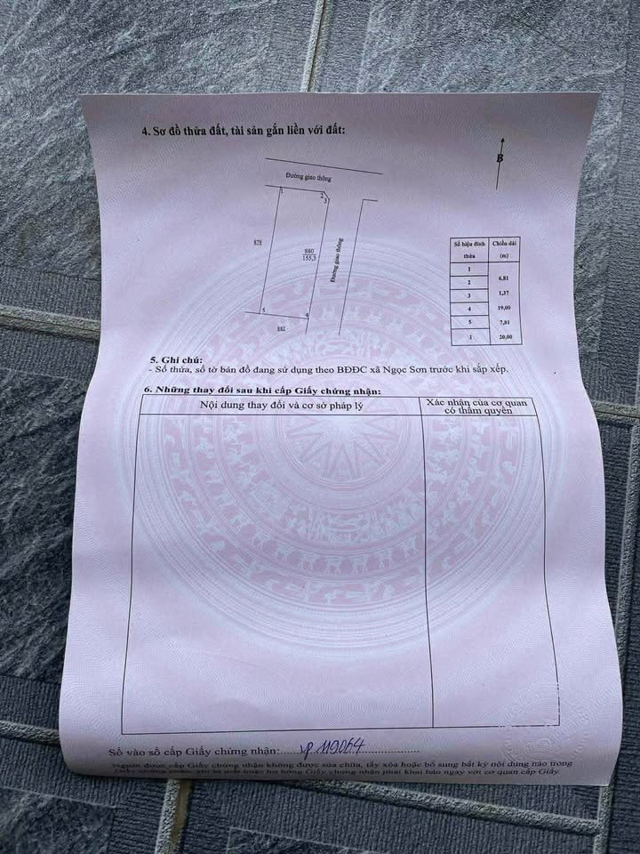 Đất Ngọc Hà - Ngọc Sơn 152m² giá 800 triệu - Đường ô tô tránh nhau, pháp lý rõ ràng!