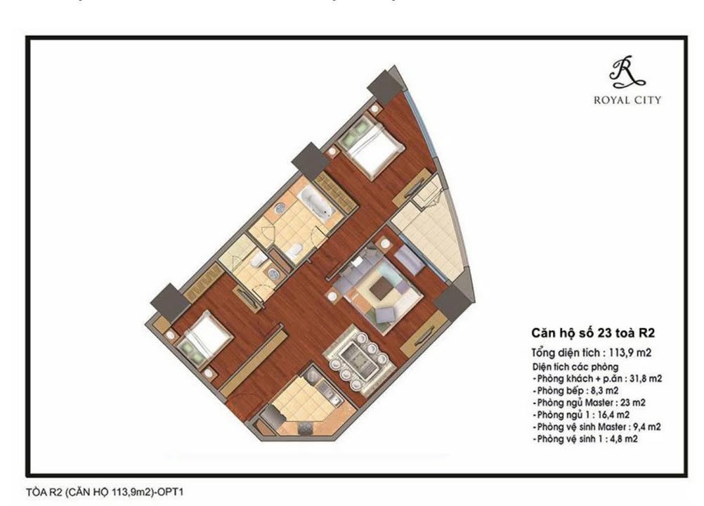 Căn hộ R2 Nguyễn Trãi, Quận Thanh Xuân - Cho thuê giá thỏa thuận
