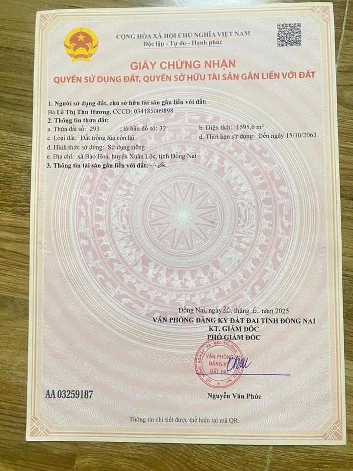 Đất nền mặt tiền đường Thủy Sản Long Khánh 1600m² giá 7.68 tỷ - Cơ hội đầu tư hấp dẫn!