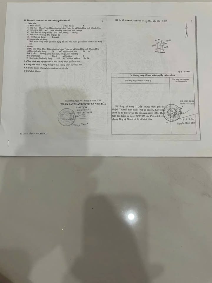 Đất nền Phường Ninh Thủy 148m² giá 2.4 tỷ - Tặng nhà cấp 4 gần biển