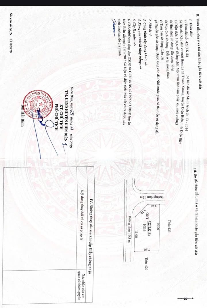 Đất nền khu dân cư Pom La, xã Thanh Xương, 213.6m² - Cơ hội đầu tư không thể bỏ lỡ!