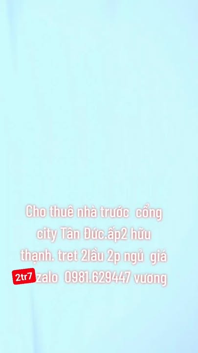 Nhà cho thuê tại city Tân Đức, 2 phòng ngủ, giá 2.7 triệu/tháng - Tiện nghi đầy đủ, vào ở ngay!