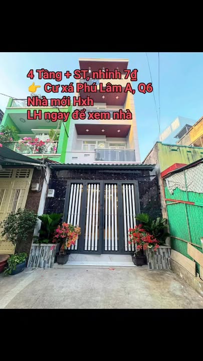 Nhà riêng Cư Xá Phú Lâm A, Quận 6, 67m² giá 7.5 tỷ - Sẵn sàng vào ở ngay!