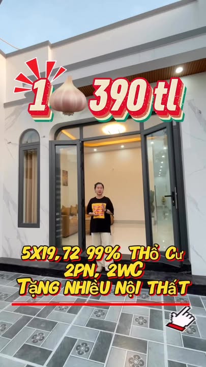 Nhà mới hẻm 81 Trương Định, P.An Bình, Rạch Giá 99m² - Tặng nhiều nội thất!