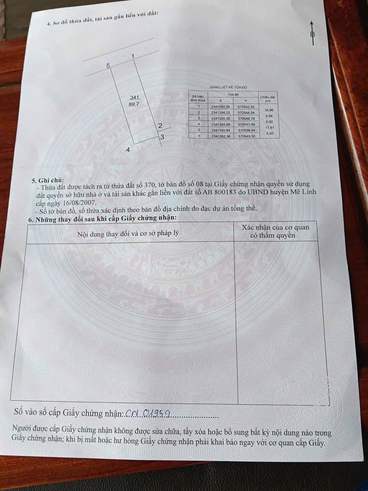 Đất thổ cư 90m² tại Tây Xá, Mê Linh giá 3.2 tỷ - Đầu tư sinh lời ngay!