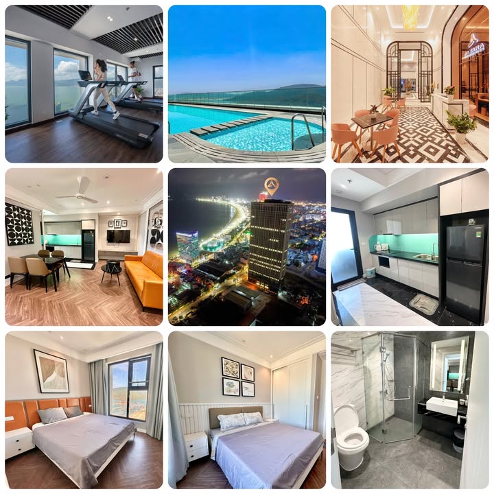 Căn hộ Altara Quy Nhơn 62m² giá 7.2 triệu - Full nội thất xịn, chỉ việc vào ở!