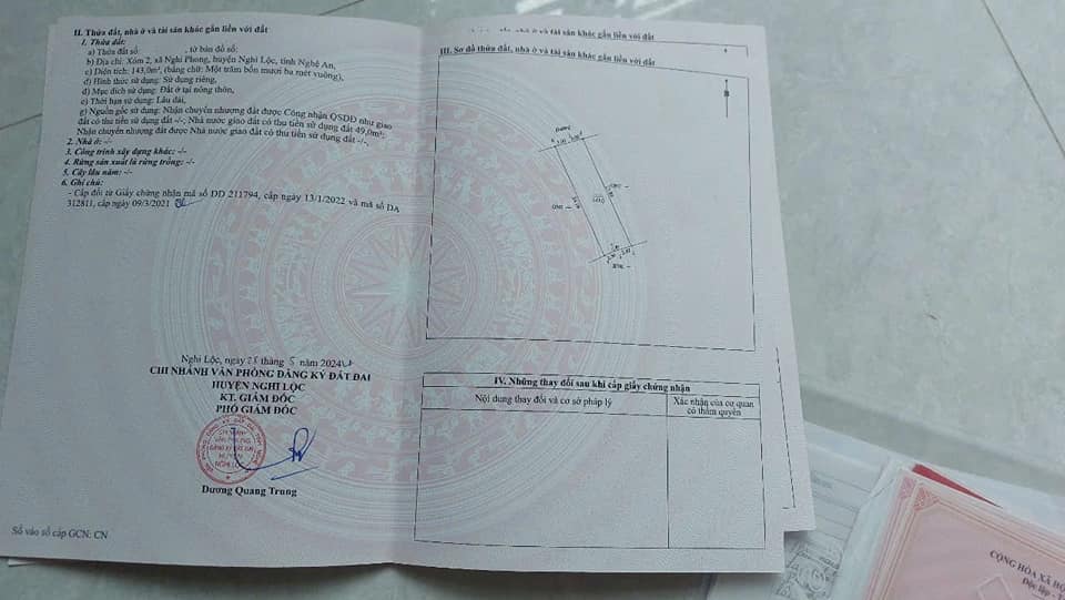 Đất liền kề Xóm 2, Nghi Phong, Nghệ An - Diện tích 143m², giá chỉ 2.1 tỷ!