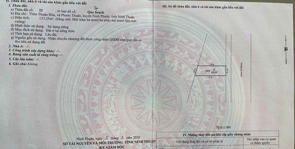 Nhà riêng tại Thôn Thuận Hòa, Xã Phước Thuận, 133m² - Chính chủ bán gấp!