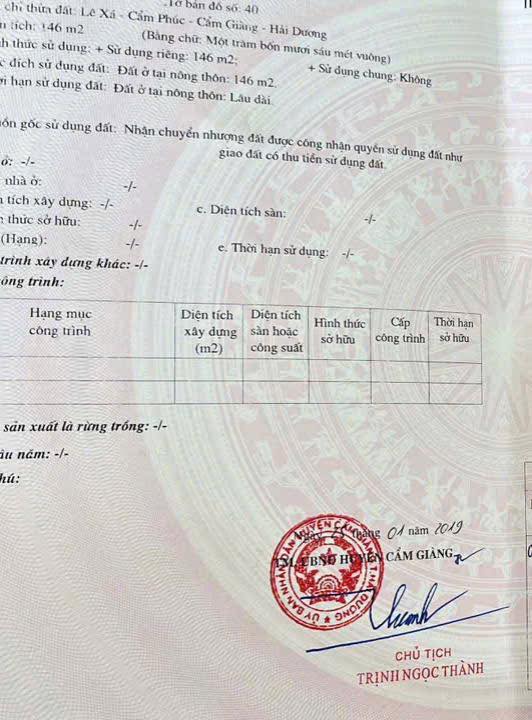 Đất nền Lê Xá, Cẩm Phúc 146m² - Đầu tư sinh lời ngay!