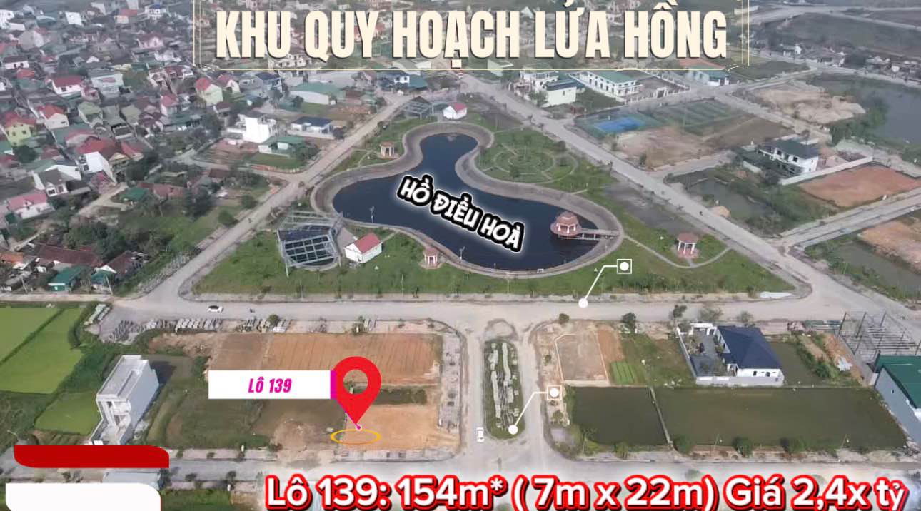 Đất đấu giá Lửa Hồng, Đông Sơn 154m² giá 2.4 tỷ - Tiềm năng đầu tư sinh lời cao!