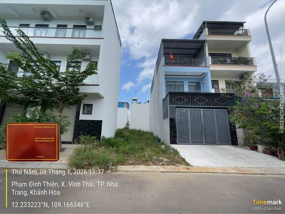 Đất nền Khu Mỹ Gia Nha Trang 100m² giá 6.45 tỷ - Hướng Đông Nam, sổ hồng riêng!