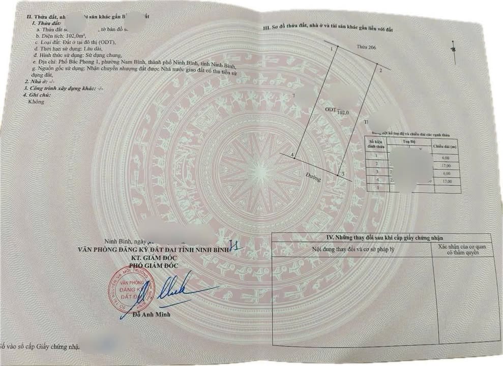 Đất nền Bắc Phong, Gia Viễn 102m² giá chỉ 4 tỷ - Cơ hội đầu tư tuyệt vời!