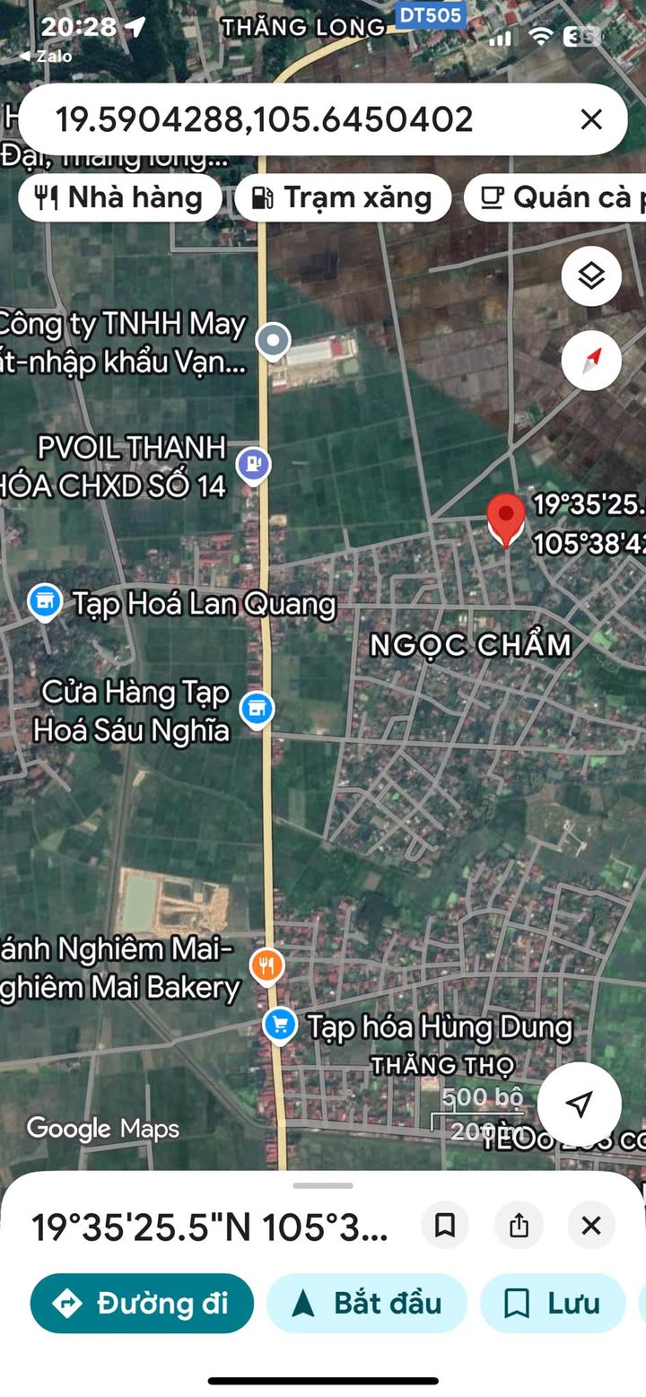 Đất nền thôn Ngọc Chẩm, xã Thăng Long, 160m² - Đường thông thoáng, gần chợ và trường học!