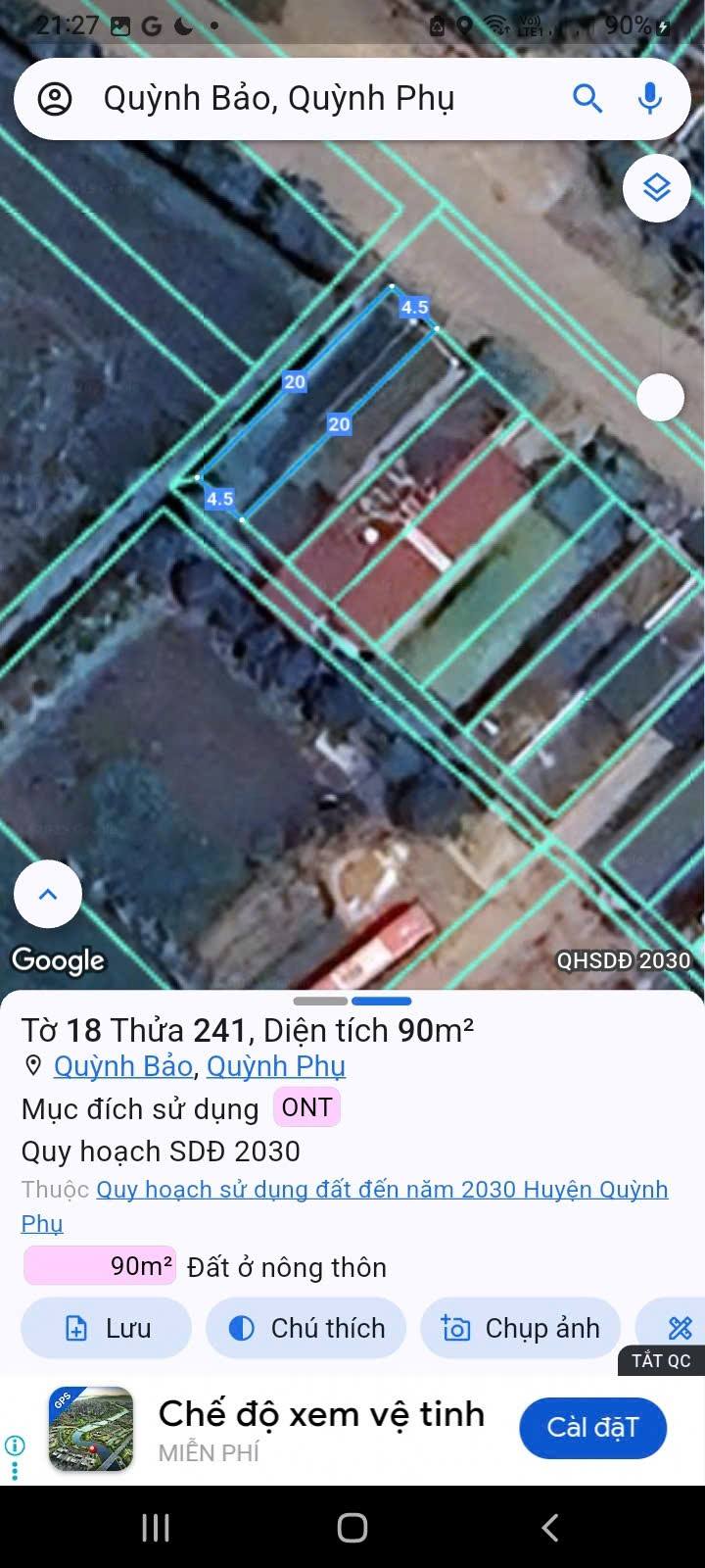 Đất nền lô góc 90m² tại Quỳnh Bảo, Quỳnh Phụ - Giá thỏa thuận, vị trí đẹp!