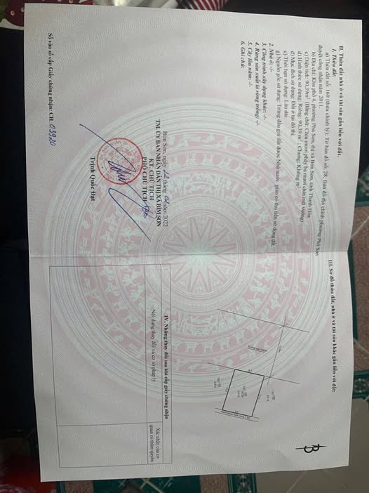 Đất nền TDP 4 Phú Sơn, Bỉm Sơn 91m² giá chỉ 1 tỷ - Mặt tiền rộng thoáng