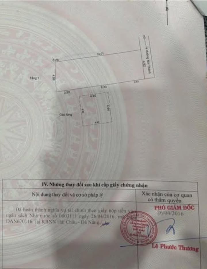 Nhà kiệt Núi Thành, P. Hòa Cường 71.5m² giá 3.53 tỷ - Nhà mới, đầy đủ nội thất!