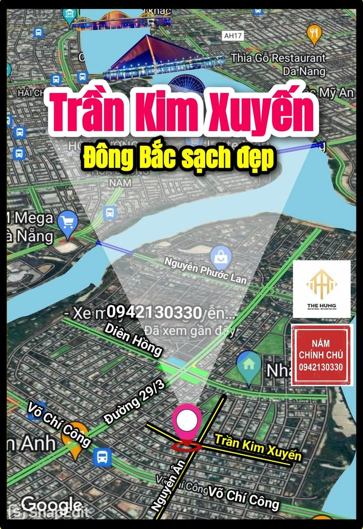Đất nền Trần Kim Xuyến, Đà Nẵng 100m² - Giá tốt, thương lượng ngay!