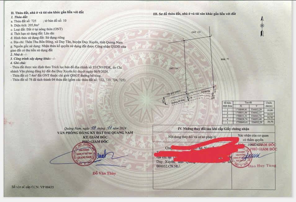 Đất nền Hòa Tiến, Đà Nẵng 200m² giá 400 triệu - Sổ hồng đầy đủ, thổ cư 100%!