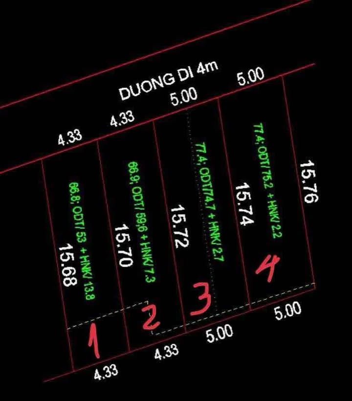 Lô đất hẻm Nguyễn Trãi, Quảng Ngãi 80m² - Giá tốt chỉ từ 800 triệu!