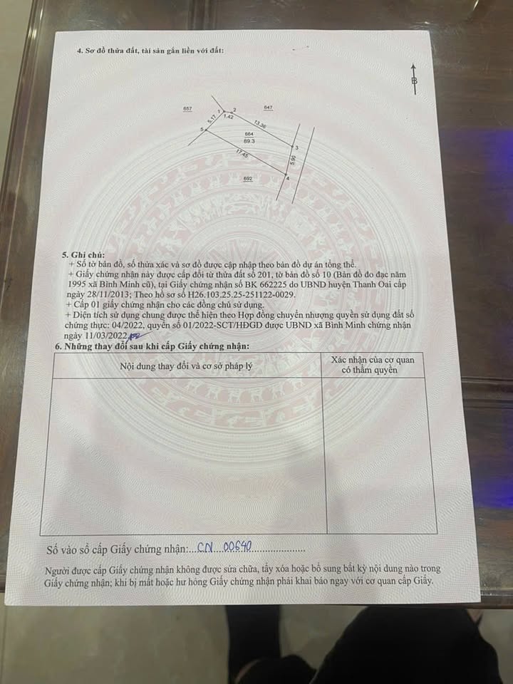 Đất nền Xã Bình Minh, Huyện Thanh Oai 89.3m² - Vị trí đắc địa, phát triển mạnh mẽ!