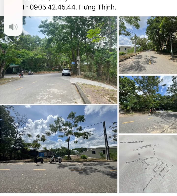 Đất 2 mặt tiền đường Cao Đình Độ, Huế 54.7m² giá 2.xxx tỷ - Vị trí lý tưởng cho kinh doanh!