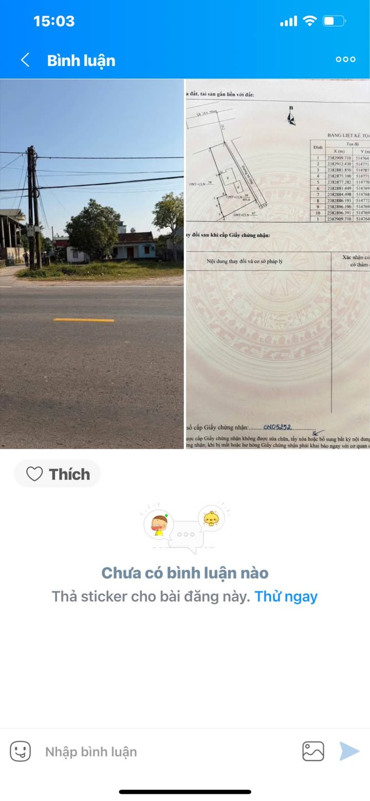 Đất nền góc mặt đường Quốc lộ 18 - 406m² chỉ 3 tỷ - Cơ hội đầu tư tuyệt vời!