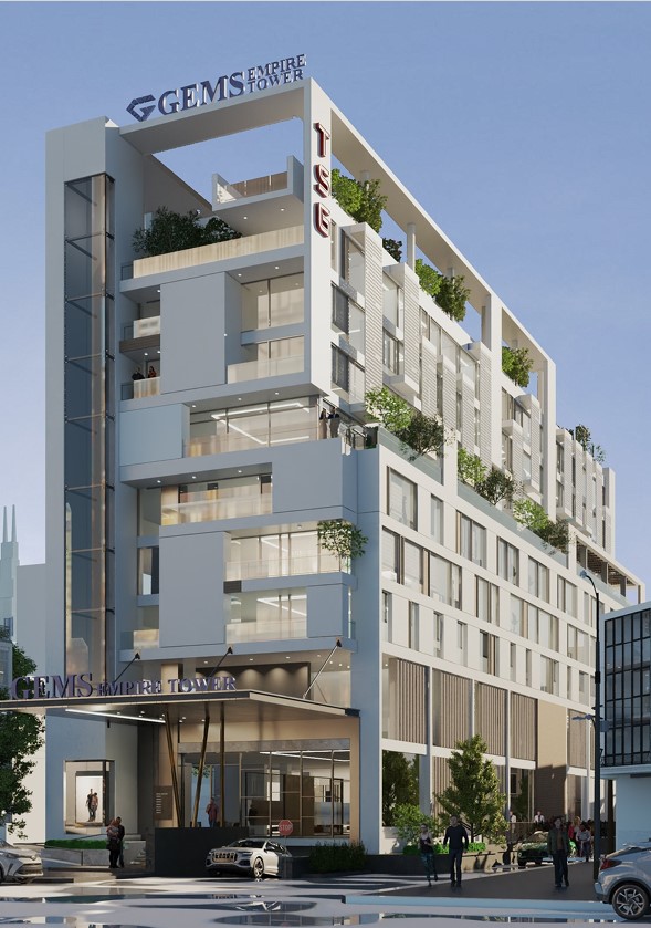 Cho thuê văn phòng GEMS EMPIRE TOWER Trường Chinh 120-900m² - Vị trí vàng, tiện ích hiện đại!