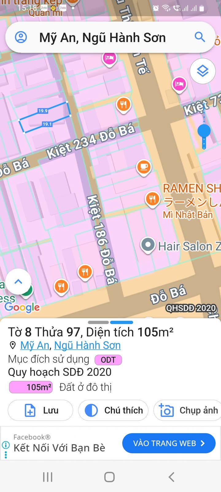 Bán đất Đỗ Bá Thông, Đà Nẵng 105m² giá 8 tỷ - Tặng 6 phòng trọ sinh lời!