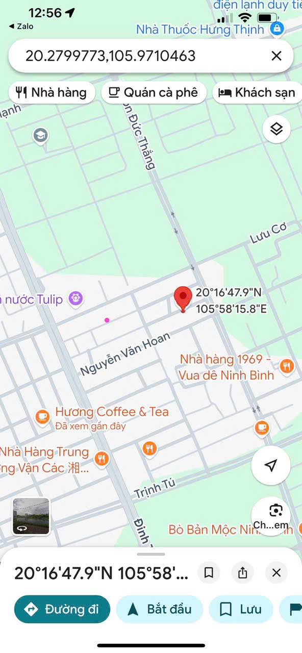 Đất nền tại ngõ đường Tôn Đức Thắng, Ninh Bình 106,2m² - Giá chỉ 7.3 tỷ!