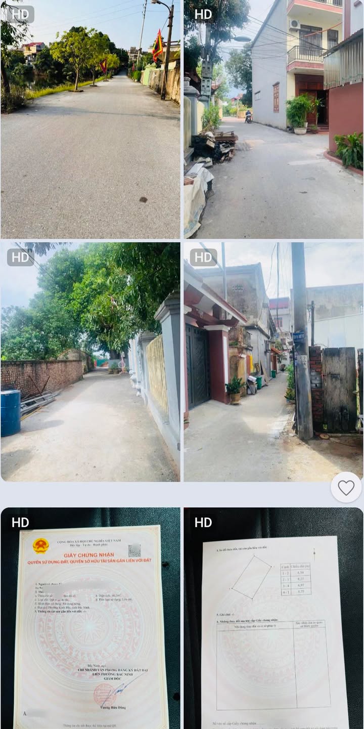 Đất thổ cư Vạn An Bắc Ninh 40.2m² giá 1.x tỷ - Lô góc vàng hiếm có!